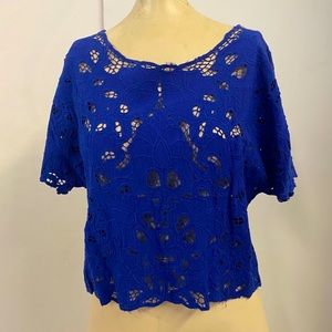 Blue Lace T-Shirt